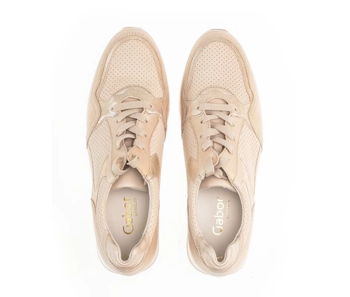 Gabor Sneakers Dame Beige | DK0000560