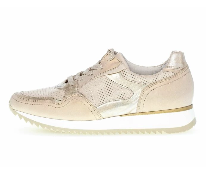 Gabor Sneakers Dame Beige | DK0000560