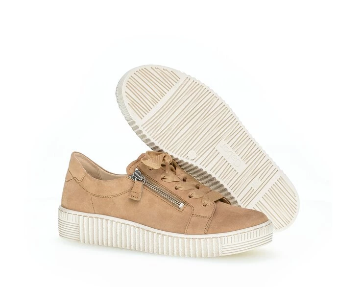 Gabor Sneakers Dame Beige | DK0000759