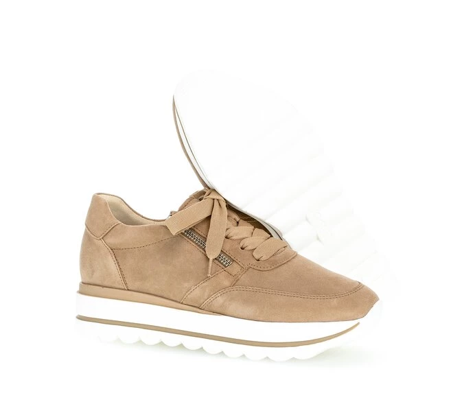 Gabor Sneakers Dame Beige | DK0000834