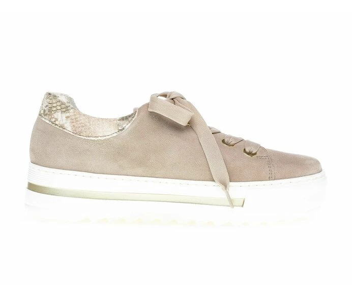 Gabor Sneakers Dame Beige | DK0000859