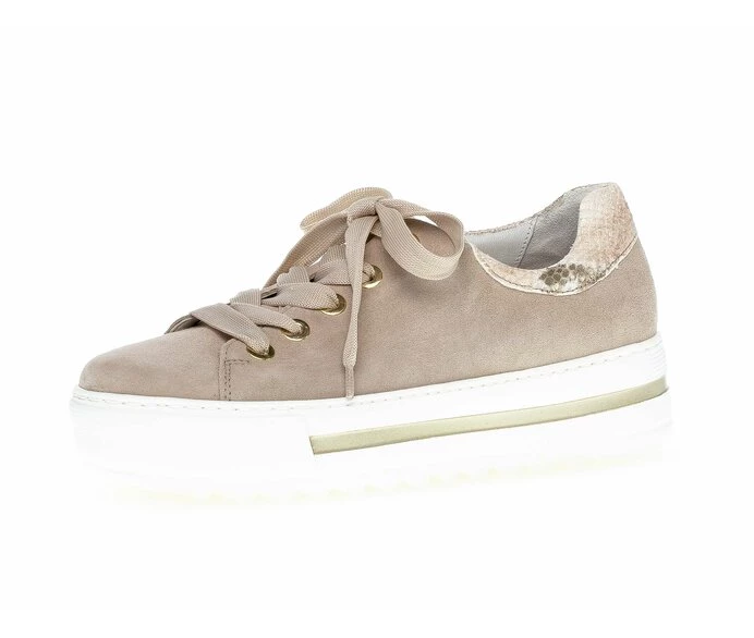 Gabor Sneakers Dame Beige | DK0000859