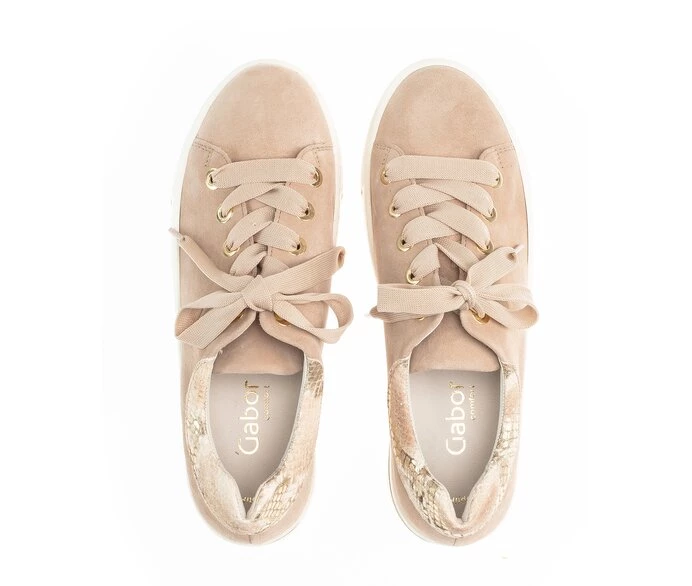 Gabor Sneakers Dame Beige | DK0000859