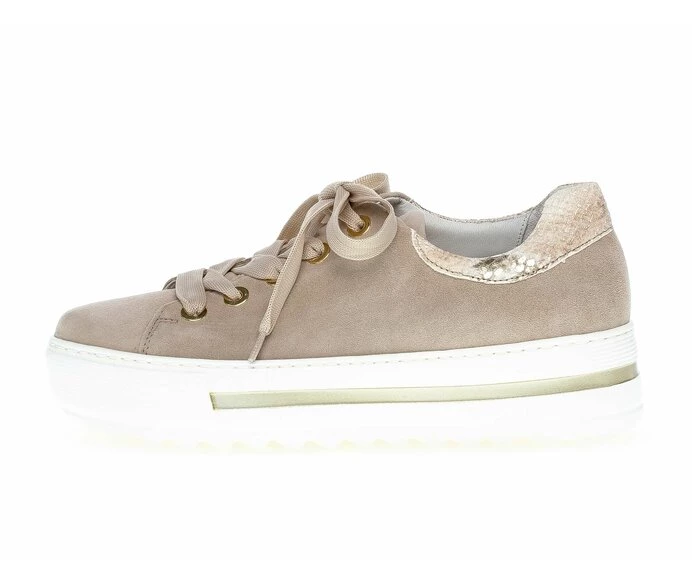 Gabor Sneakers Dame Beige | DK0000859