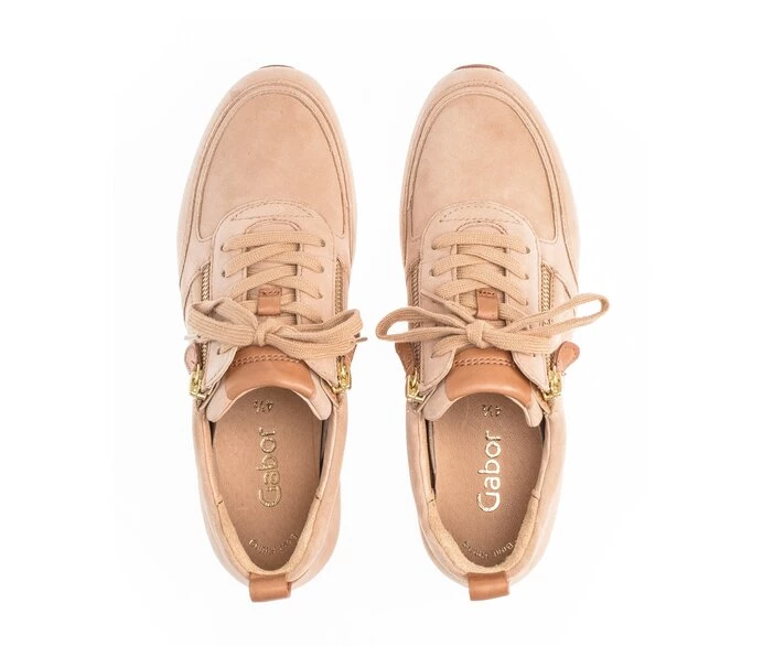 Gabor Sneakers Dame Beige | DK0000958