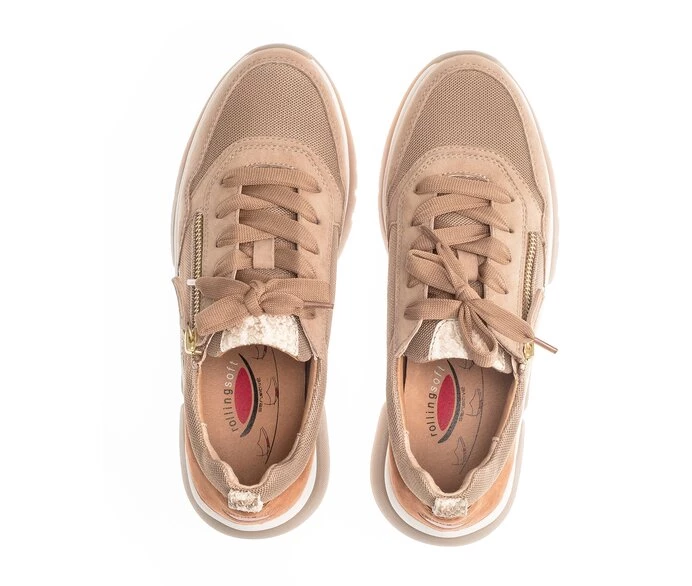 Gabor Sneakers Dame Beige | DK0000966