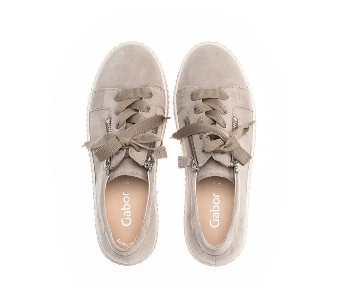 Gabor Sneakers Dame Beige | DK0001013