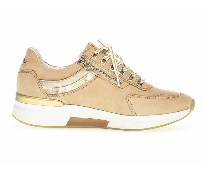 Gabor Sneakers Dame Beige | DK0001016