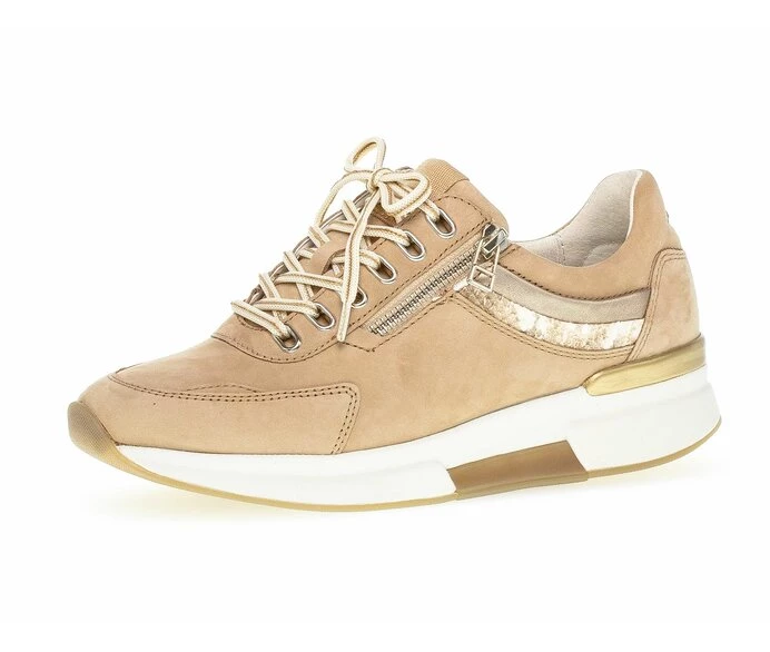 Gabor Sneakers Dame Beige | DK0001016