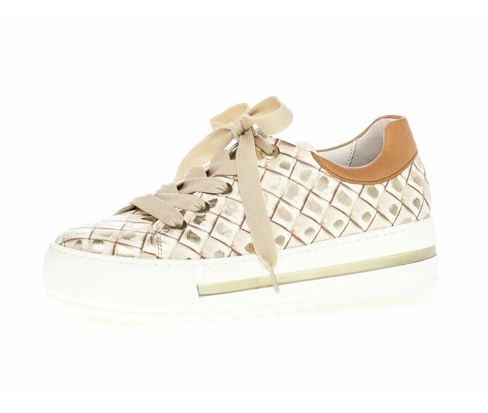 Gabor Sneakers Dame Beige | DK0001122