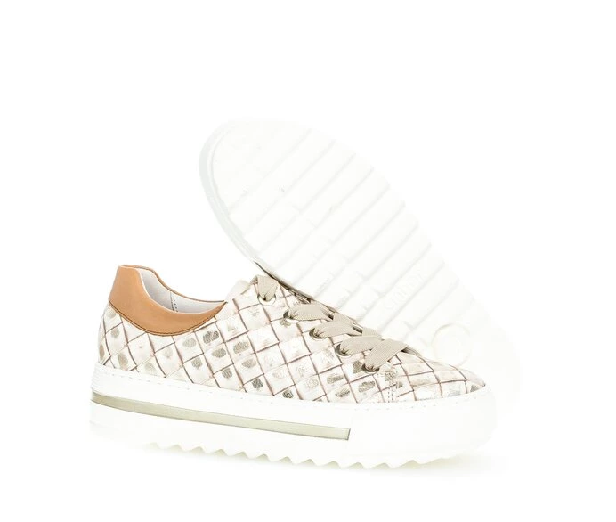 Gabor Sneakers Dame Beige | DK0001122