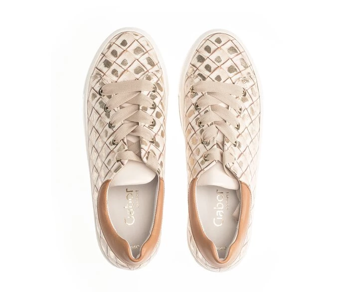 Gabor Sneakers Dame Beige | DK0001122