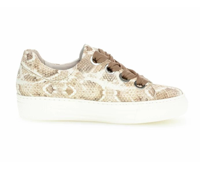 Gabor Sneakers Dame Beige | DK0001152