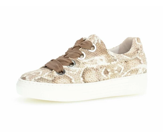 Gabor Sneakers Dame Beige | DK0001152