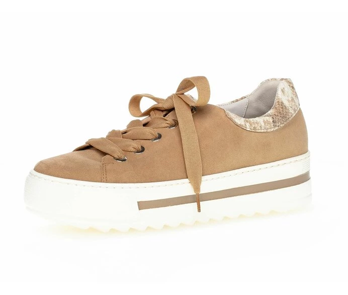 Gabor Sneakers Dame Beige | DK0001171