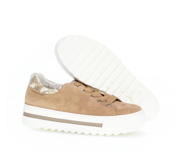 Gabor Sneakers Dame Beige | DK0001171