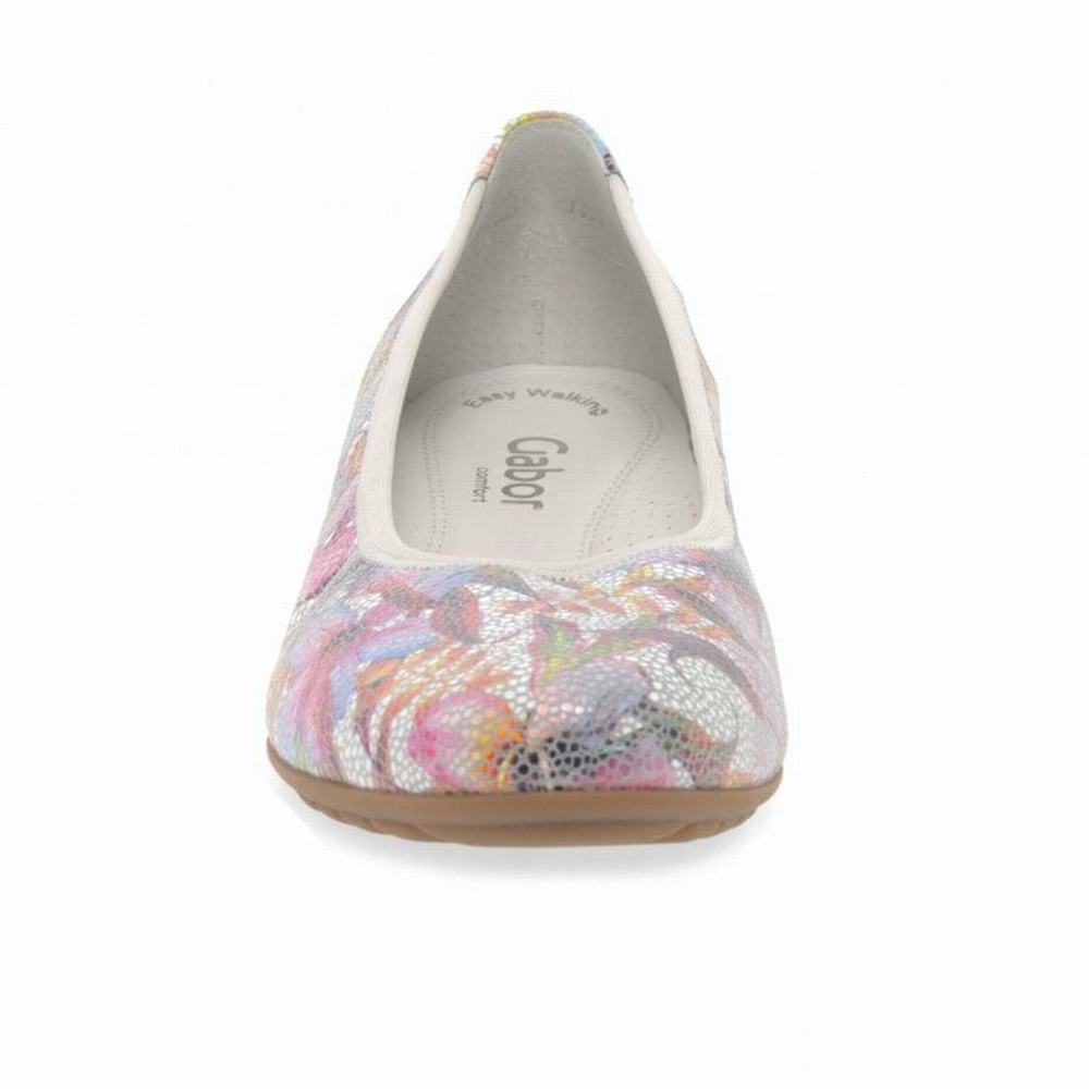 Gabor Splash Casual Balletsko Dame Blomster Flerfarvede | DK0001968