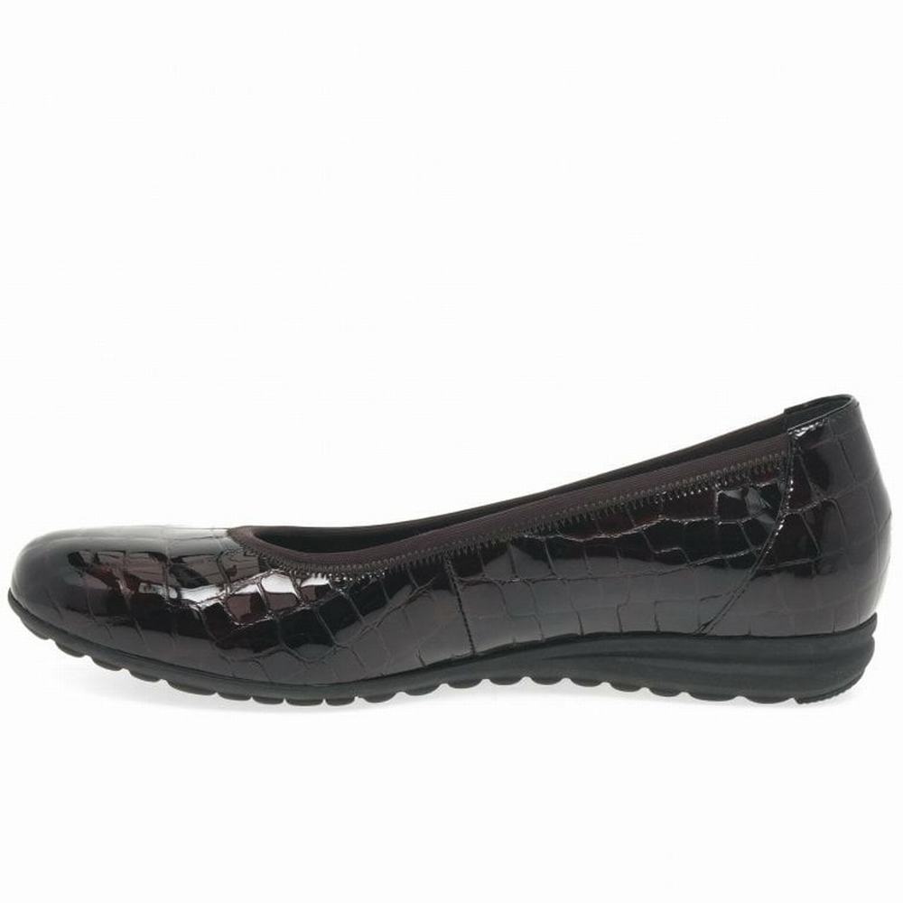 Gabor Splash Casual Balletsko Dame Bordeaux | DK0001969