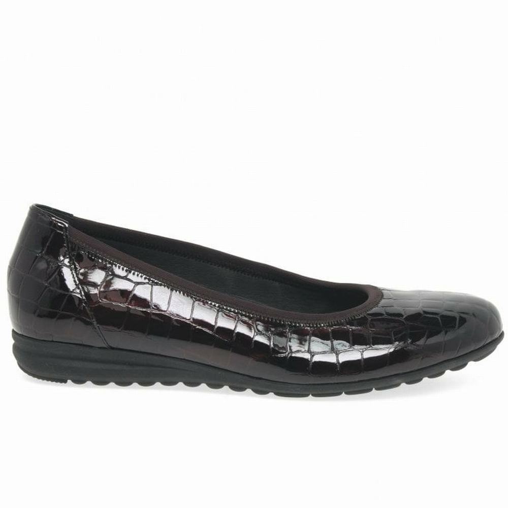 Gabor Splash Casual Balletsko Dame Bordeaux | DK0001969