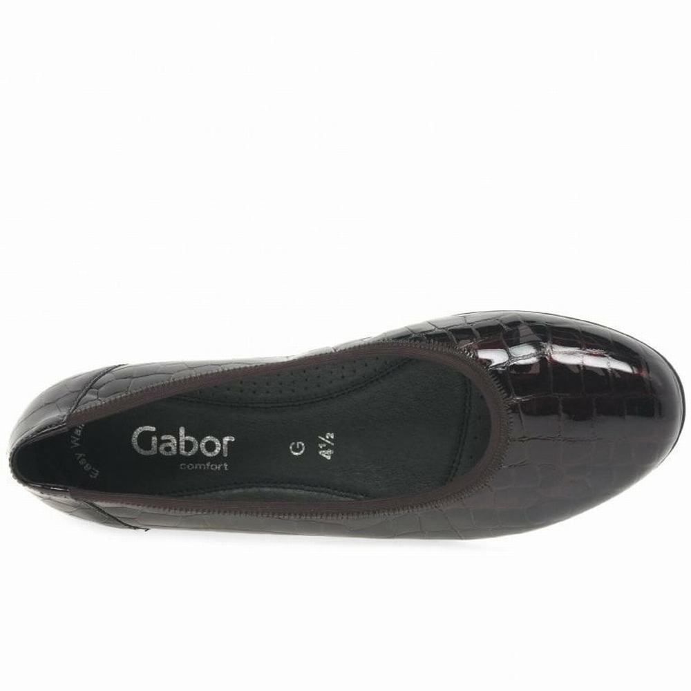 Gabor Splash Casual Balletsko Dame Bordeaux | DK0001969